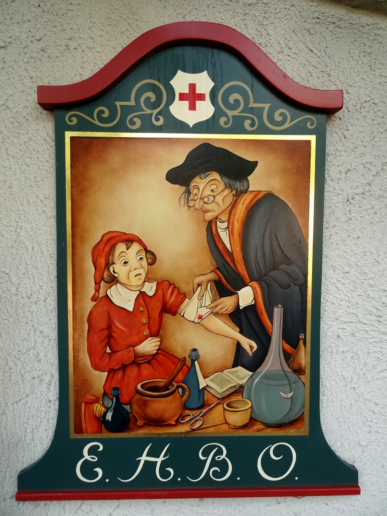 Sign in front of the first aid post at the Marerijk kingdom
