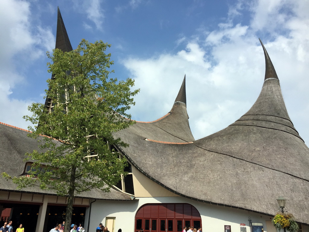 Top of the House of the Five Senses, the entrance to the Efteling theme park