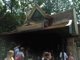 Front of Geppetto`s House at the Pinocchio attraction at the Fairytale Forest at the Marerijk kingdom