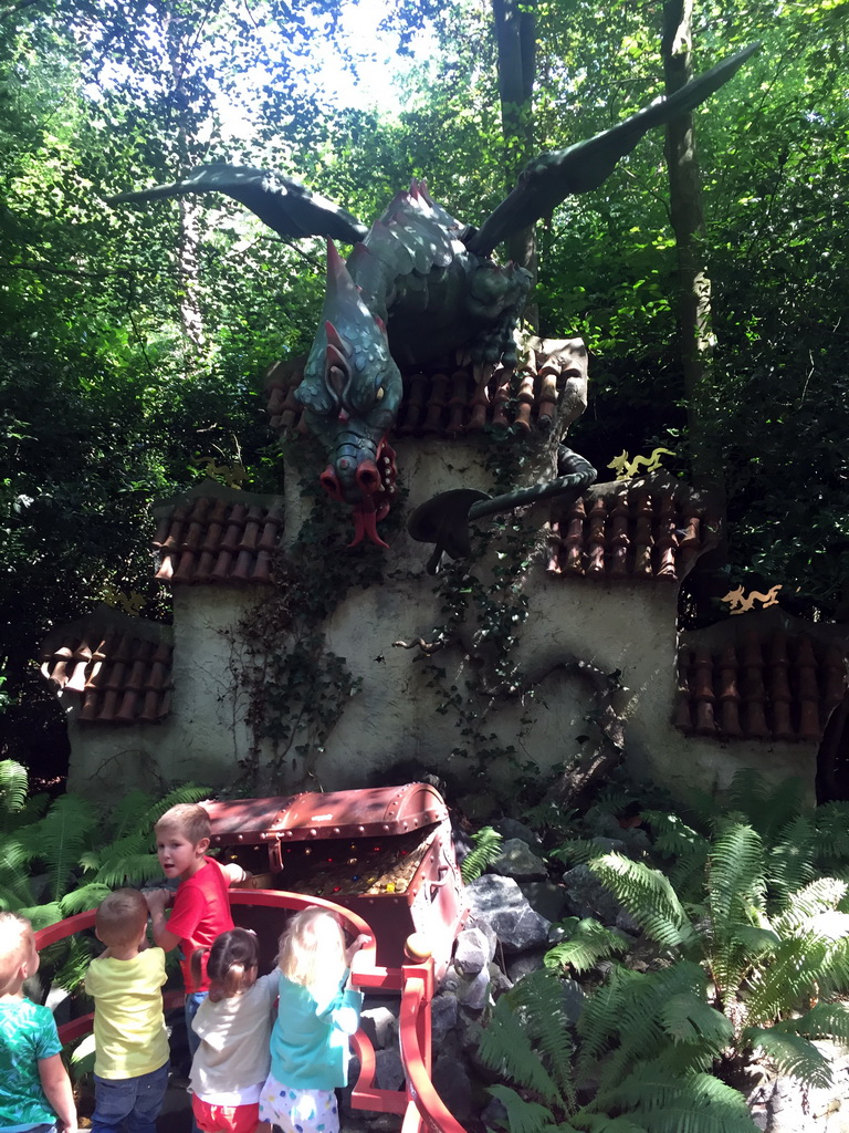 The Dragon attraction at the Fairytale Forest at the Marerijk kingdom