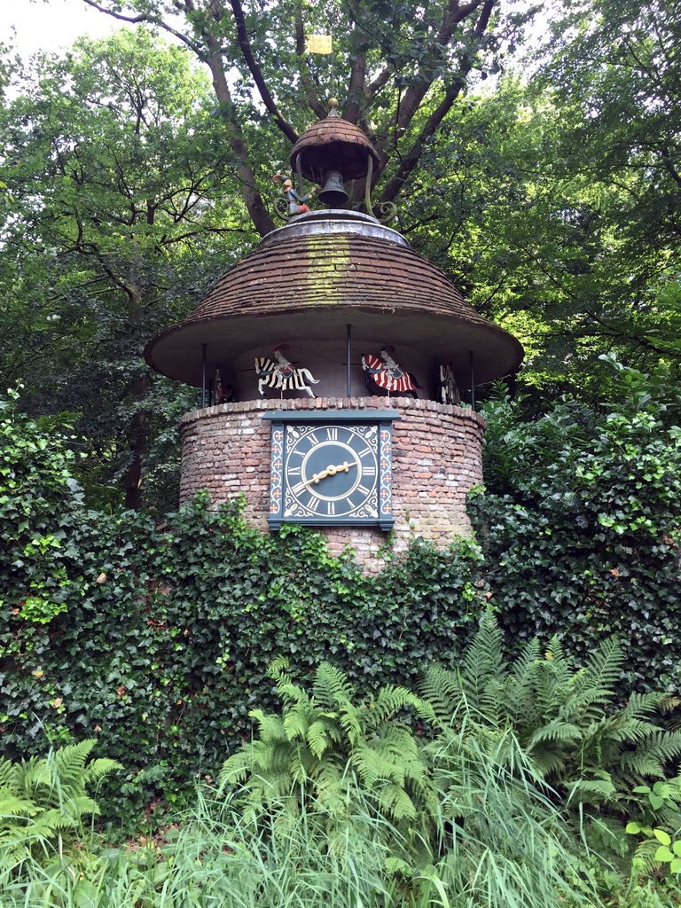 The Magical Clock attraction at the Fairytale Forest at the Marerijk kingdom