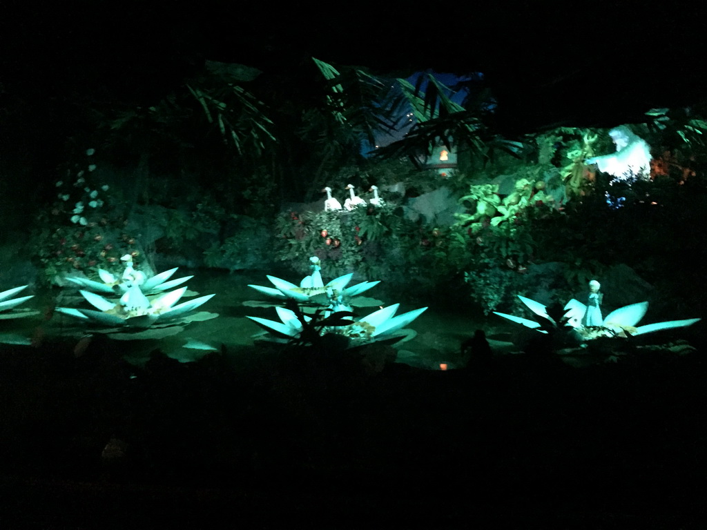 Interior of the Indian Water Lilies attraction at the Fairytale Forest at the Marerijk kingdom