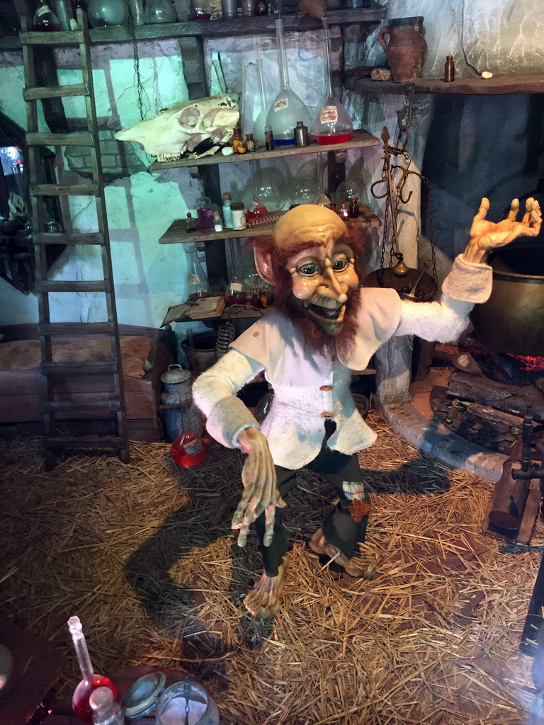 Interior of the Rumpelstiltskin attraction at the Fairytale Forest at the Marerijk kingdom