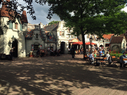 Restaurants at the Anton Pieck Plein square at the Marerijk kingdom
