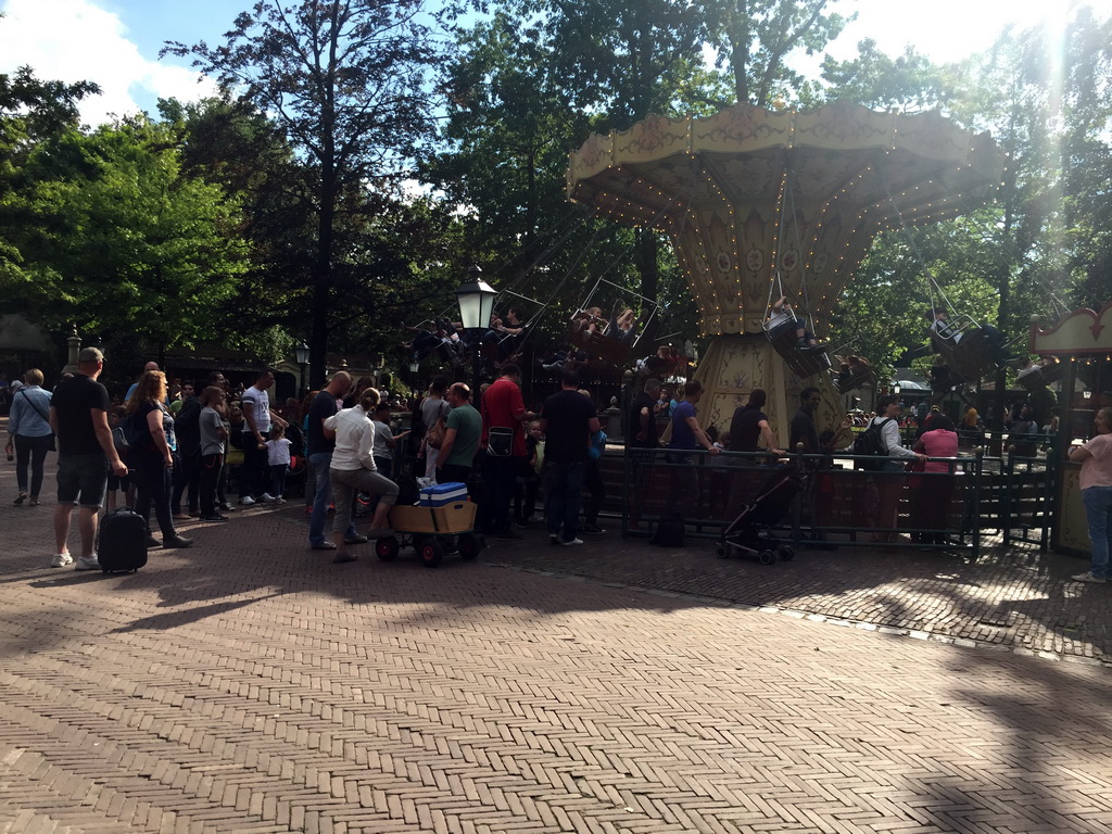 The Vermolen Carousel at the Anton Pieck Plein square at the Marerijk kingdom