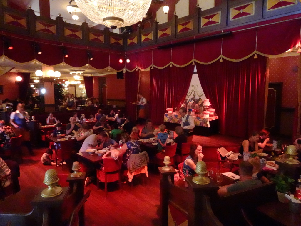 Interior of the Pinokkio restaurant at the Anderrijk kingdom