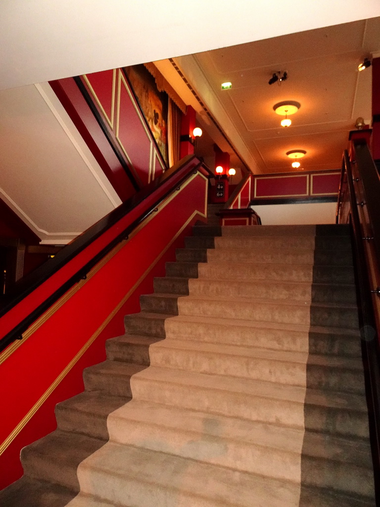 Staircase at the foyer of the Efteling Theatre at the Anderrijk kingdom