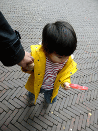 Max with a lollipop at the Fairytale Forest at the Marerijk kingdom