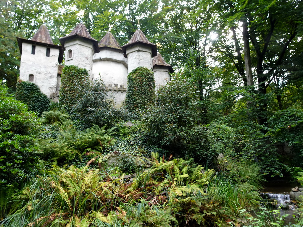 The Castle of Sleeping Beauty at the Sleeping Beauty attraction at the Fairytale Forest at the Marerijk kingdom