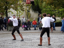 Sword fighters at the Ton van de Ven square at the Marerijk kingdom