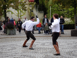 Sword fighters at the Ton van de Ven square at the Marerijk kingdom