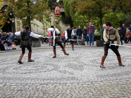 Sword fighters at the Ton van de Ven square at the Marerijk kingdom