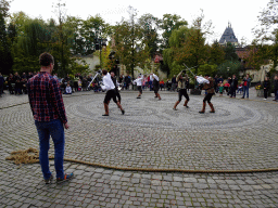 Sword fighters at the Ton van de Ven square at the Marerijk kingdom