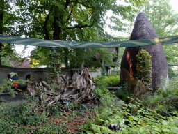 Trees and monorail at the Laafland attraction at the Marerijk kingdom