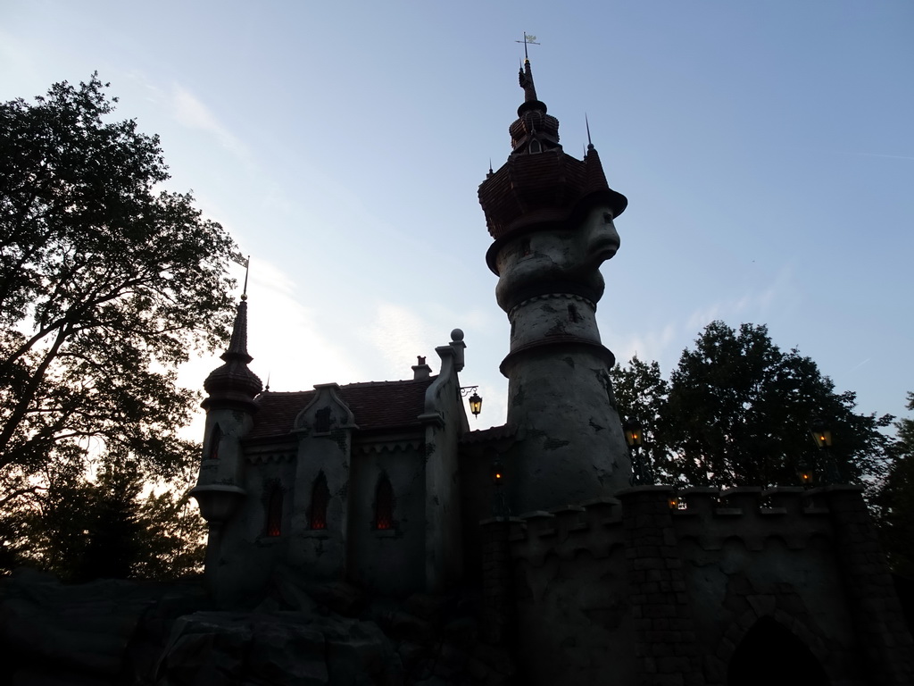 Facade of the Six Swans attraction at the Fairytale Forest at the Marerijk kingdom