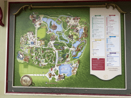 Map of the Efteling theme park