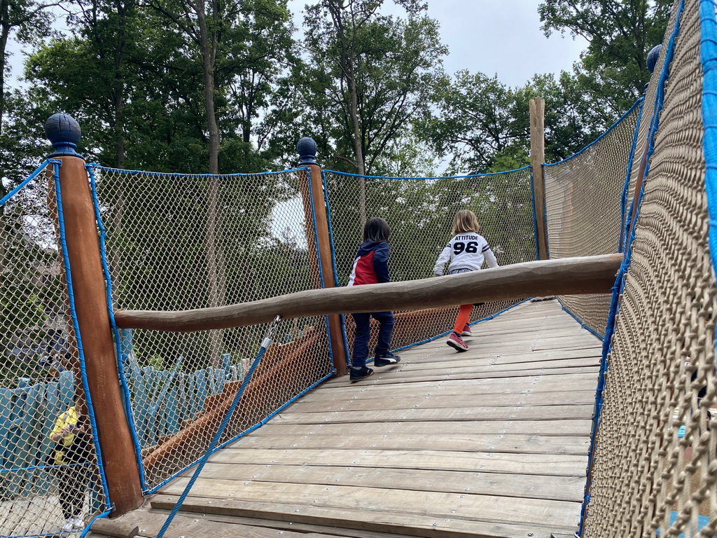 Max on a pirate ship at the Nest! play forest at the Ruigrijk kingdom