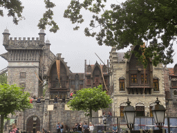 Facade of the Vliegende Hollander attraction at the Ruigrijk kingdom