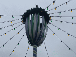 Tower with light bulbs at the Max & Moritz attraction at the Anderrijk kingdom