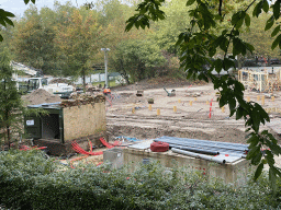 The Archipel attraction at the Carnaval Festival Square at the Reizenrijk kingdom, under construction