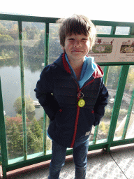 Max at the Pagoda attraction at the Reizenrijk kingdom