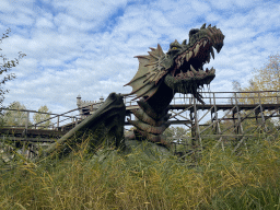 Dragon at the Joris en de Draak attraction at the Ruigrijk kingdom