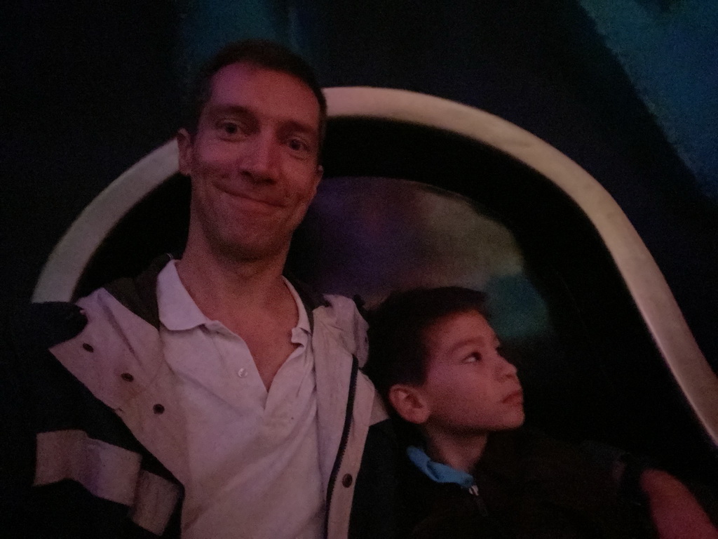 Tim and Max at the Carnaval Festival attraction at the Reizenrijk kingdom