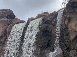 Waterfall at the Piraña attraction at the Anderrijk kingdom