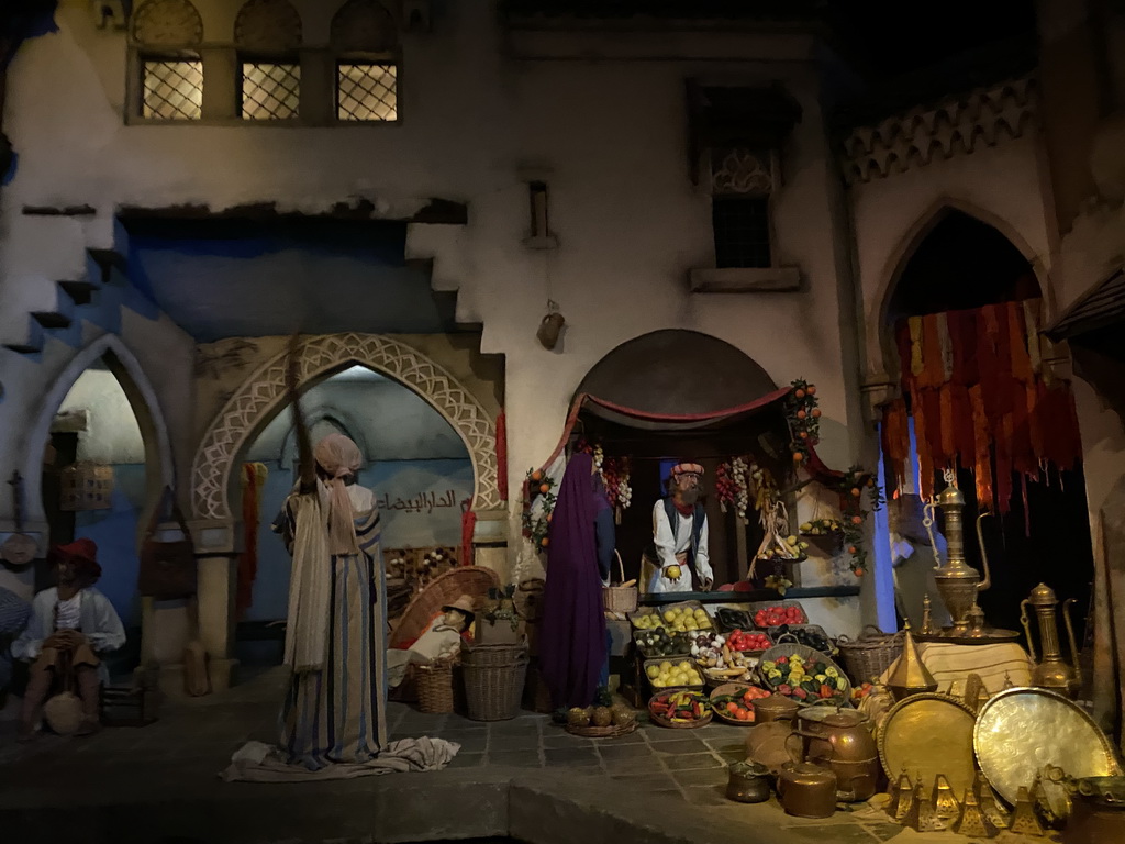 The Marketplace scene at the Fata Morgana attraction at the Anderrijk kingdom