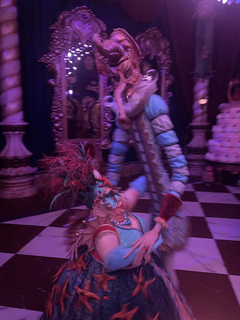 Dancers at the Royal Hall in the Symbolica attraction at the Fantasierijk kingdom