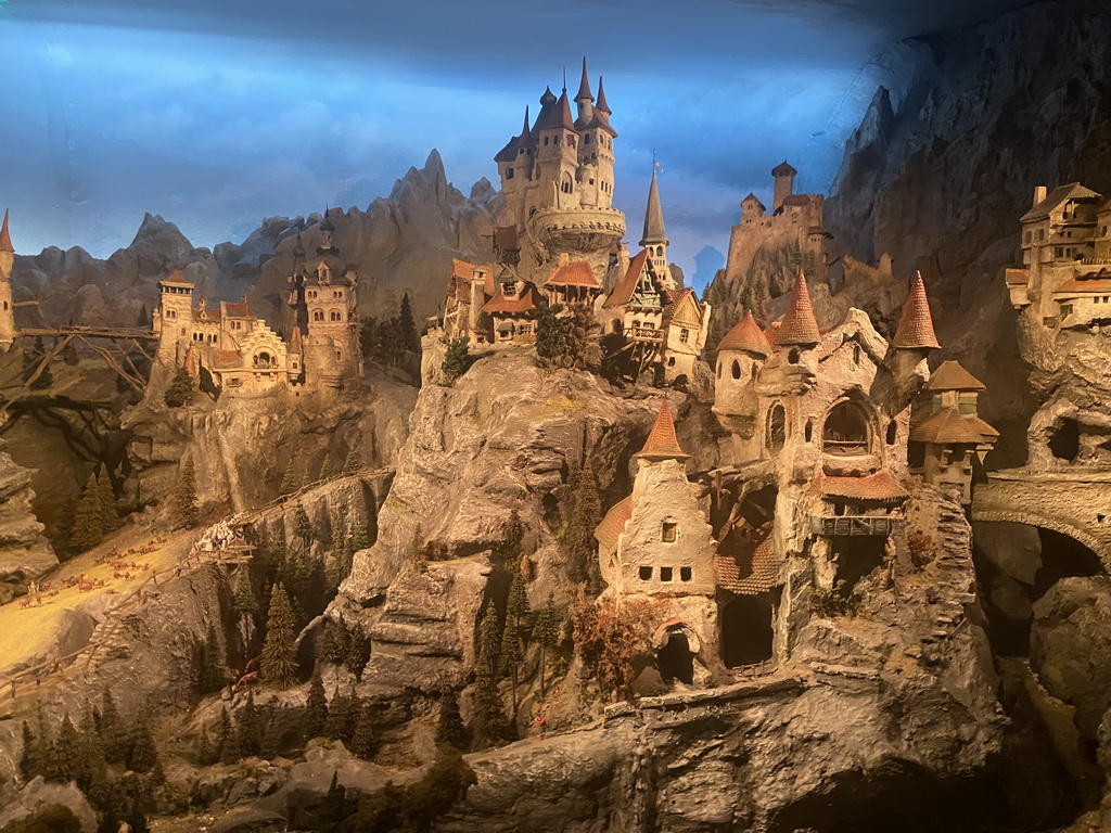 Miniature world at the Diorama attraction at the Marerijk kingdom