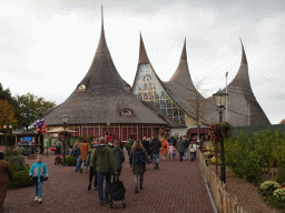 Back side of the House of the Five Senses, the entrance to the Efteling theme park