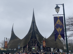 Front of the House of the Five Senses, the entrance to the Efteling theme park