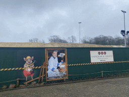 Front of the construction site of the Efteling Grand Hotel