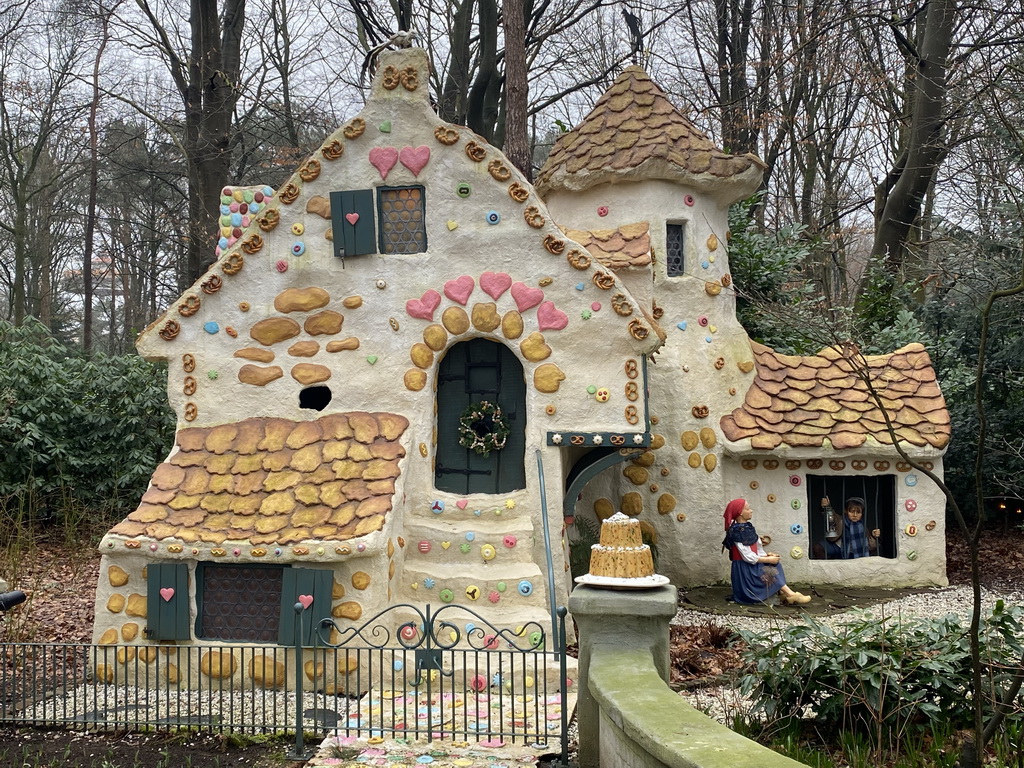 The Hansel and Gretel attraction at the Fairytale Forest at the Marerijk kingdom