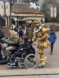 Actor from the Music Tour of the Symbolica attraction at the Pardoes Promenade at the Fantasierijk kingdom