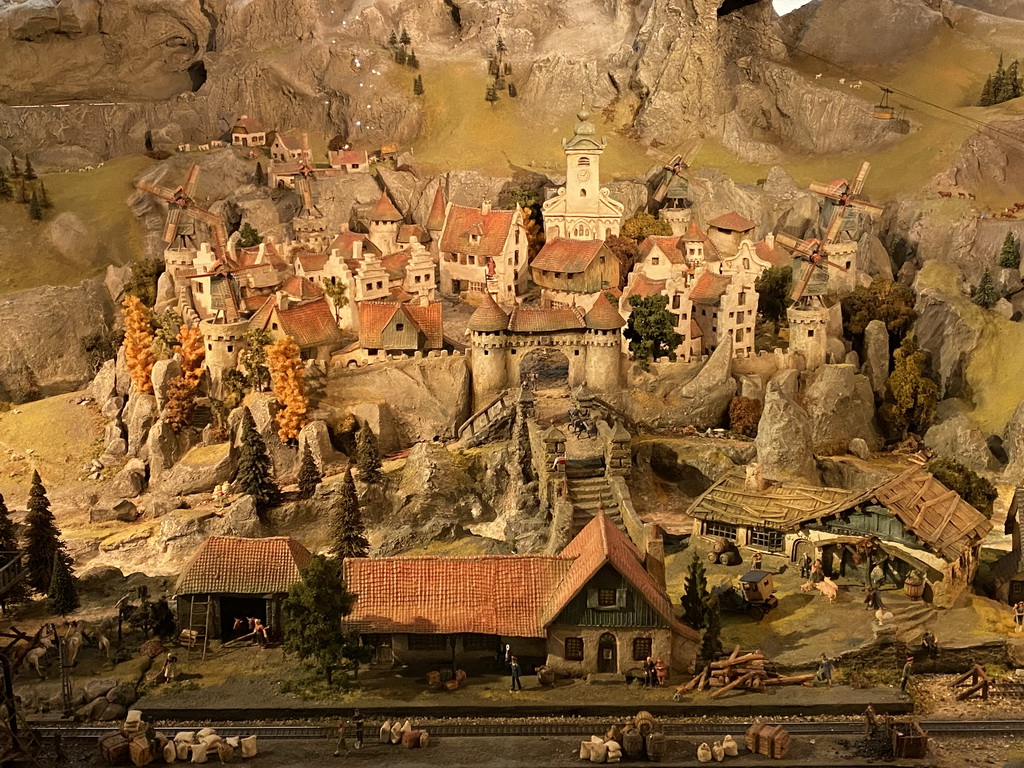 Miniature world at the Diorama attraction at the Marerijk kingdom