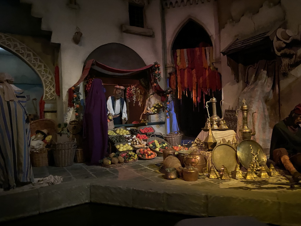 The Marketplace scene at the Fata Morgana attraction at the Anderrijk kingdom