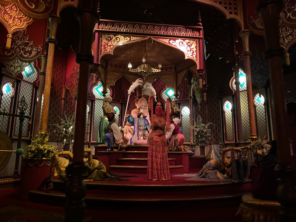 The Throne Room scene at the Fata Morgana attraction at the Anderrijk kingdom