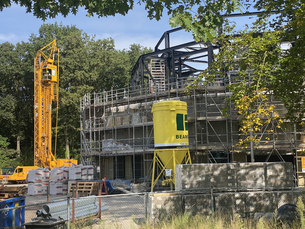 The construction site of the Danse Macabre attraction at the Anderrijk kingdom