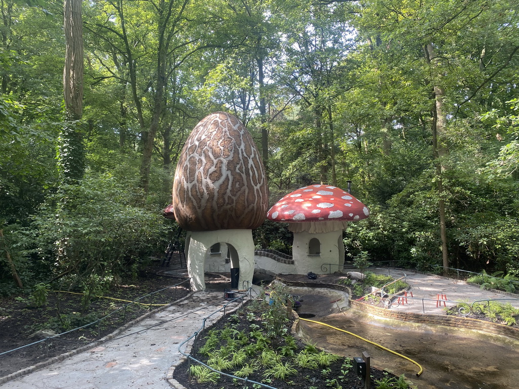 House at the Gnome Village attraction at the Fairytale Forest at the Marerijk kingdom