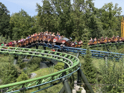 The Max & Moritz attraction at the Anderrijk kingdom, viewed from the waiting line