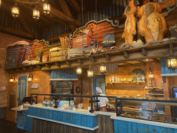 Interior of the Bäckerei Krümel restaurant at the Max & Moritz Square at the Anderrijk kingdom