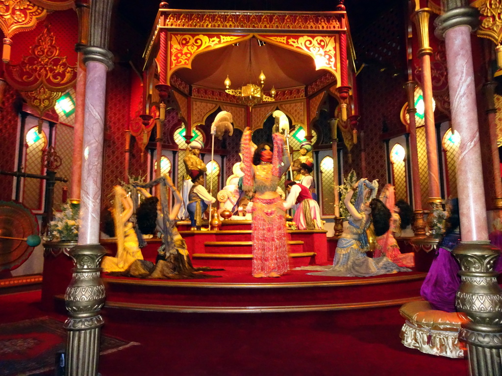 The Throne Room scene at the Fata Morgana attraction at the Anderrijk kingdom