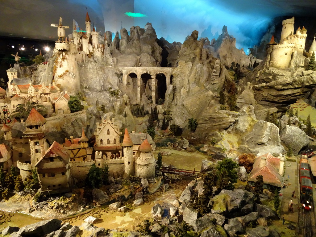 Miniature world at the Diorama attraction at the Marerijk kingdom