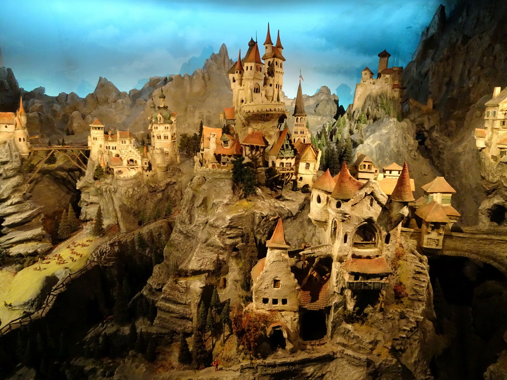 Miniature world at the Diorama attraction at the Marerijk kingdom