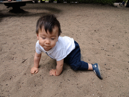 Max at the Kindervreugd playground at the Marerijk kingdom