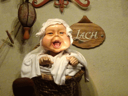 Laaf baby Lach in the Lot`s Kraamhuys building at the Laafland attraction at the Marerijk kingdom