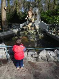 Max at the Little Mermaid attraction at the Fairytale Forest at the Marerijk kingdom