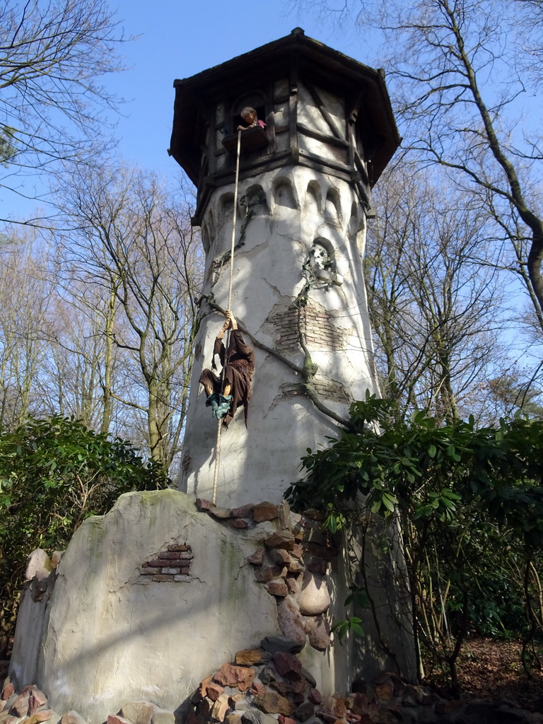 The Rapunzel attraction at the Fairytale Forest at the Marerijk kingdom